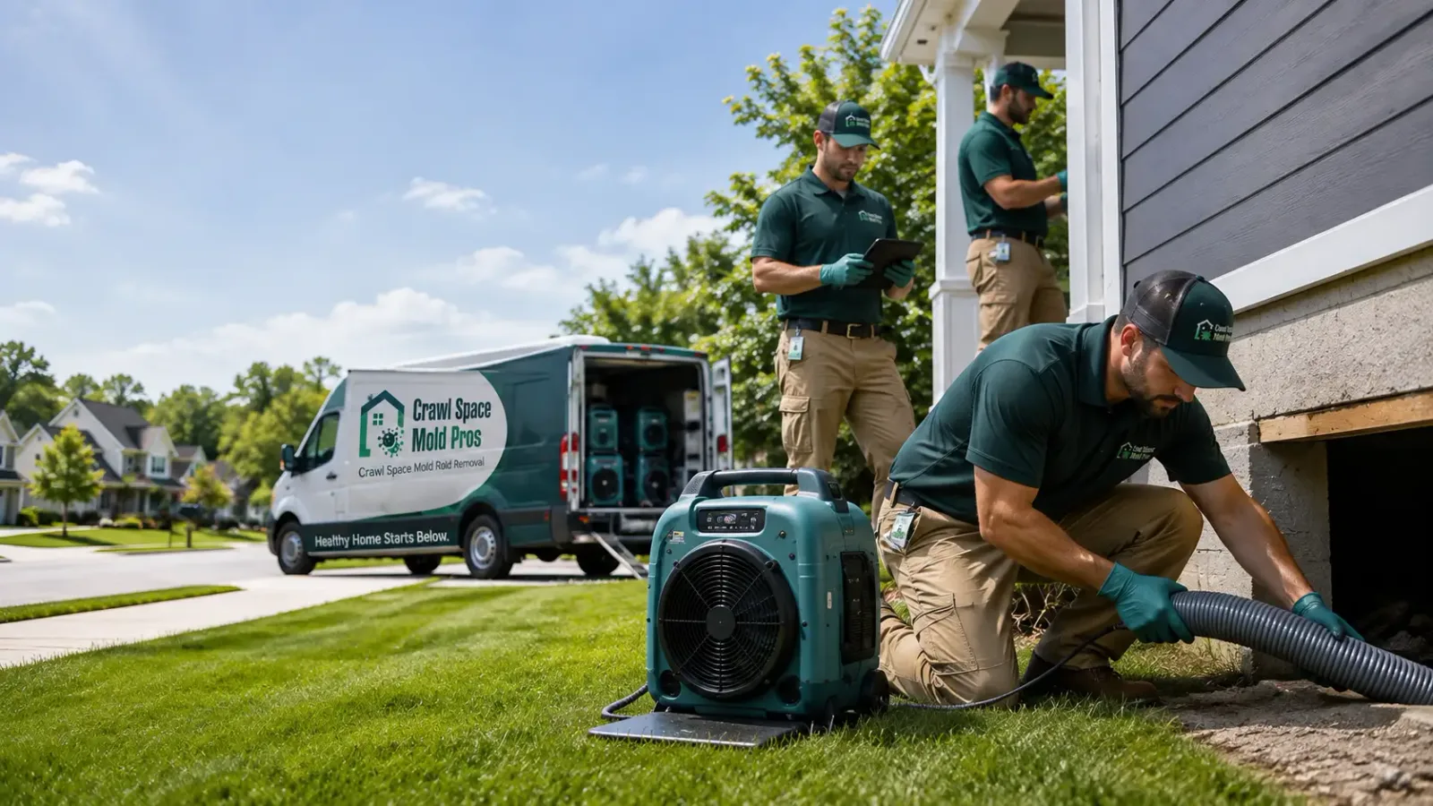 Crawl Space Mold Removal in Mapleton, IA